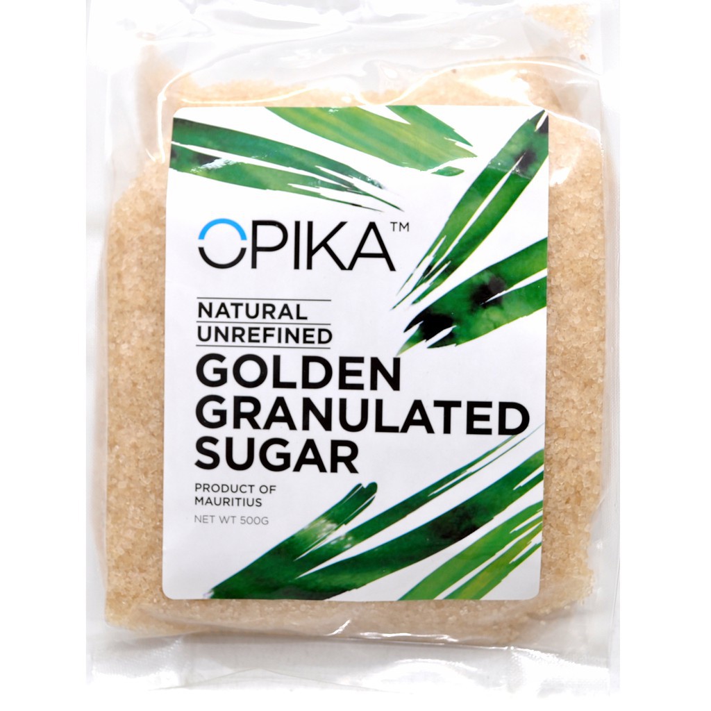 Opika Unrefined Golden Granulated Sugar - 500gm | Shopee ...
