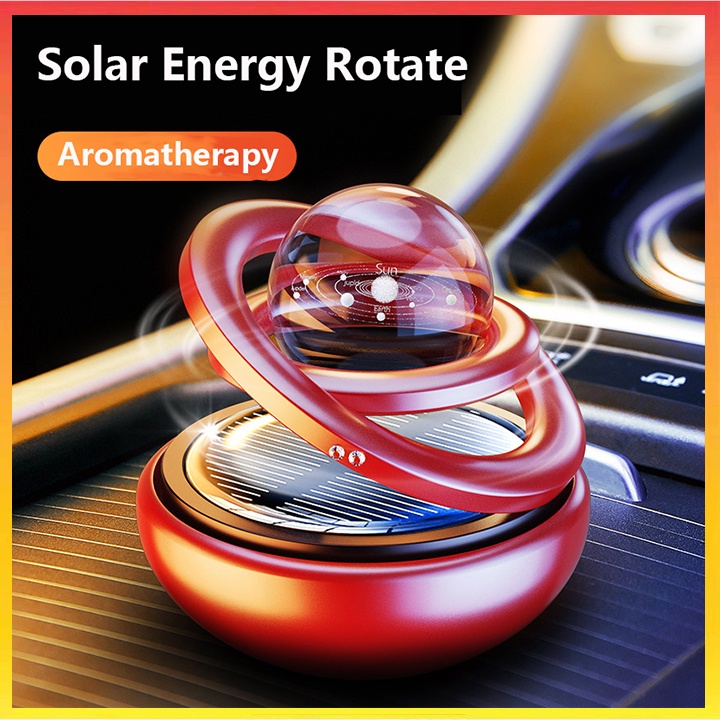 Car Perfume Solar energy Interstellar Rotation Car Aromatherapy Car Decorations Air Freshener Car Interior  Ornaments