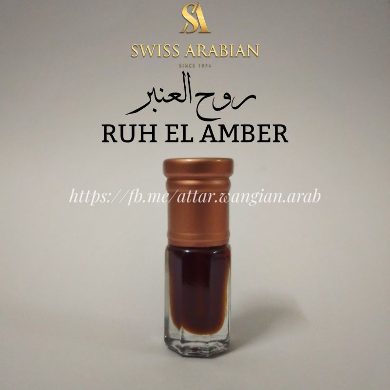 [New] Minyak Attar Arab Klasik/Ruh El Amber Swiss Arabian