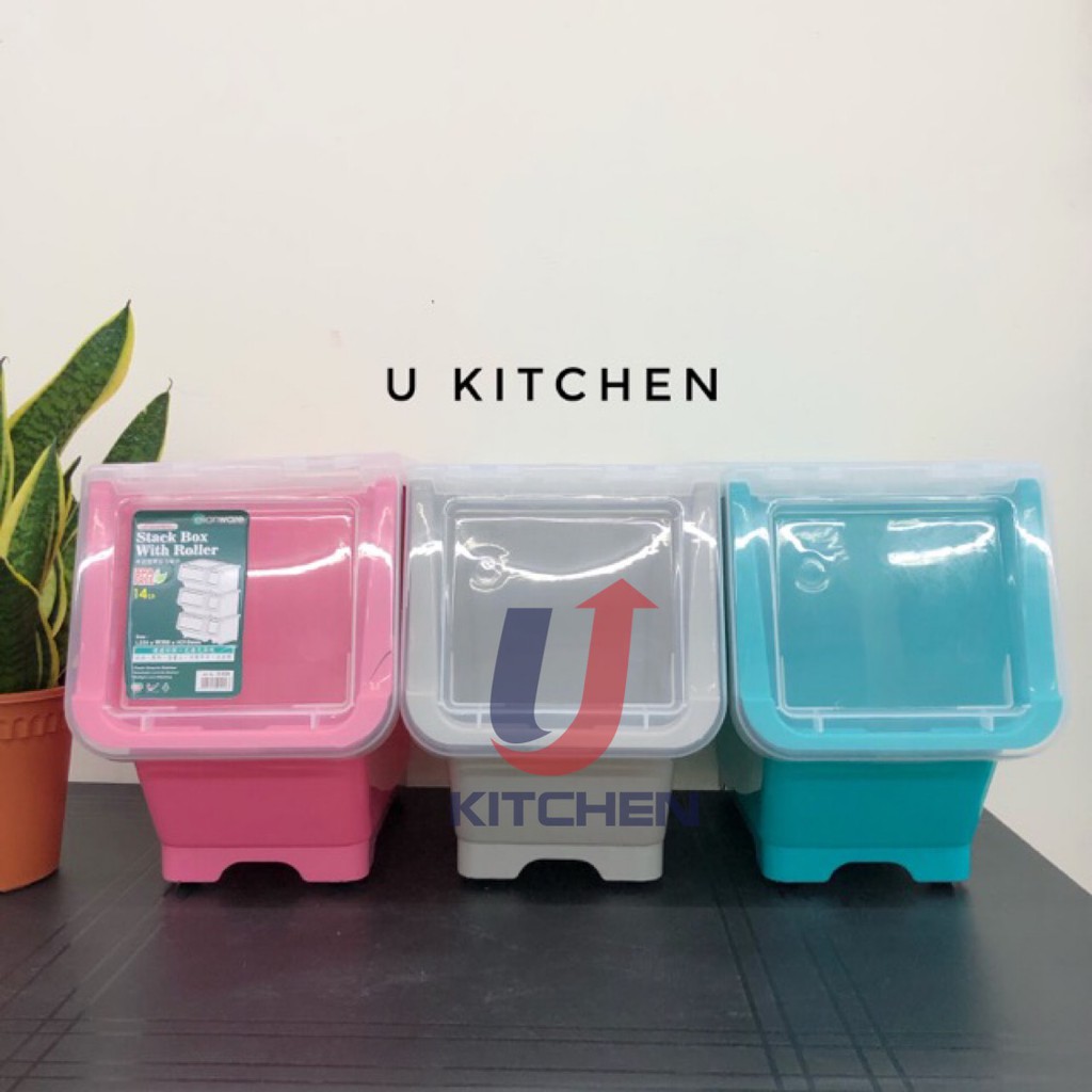 Elianware Stack Box With Roller / Storage Box / Storage Cabinet - E626 E627