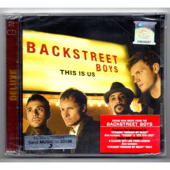 BACKSTREET BOYS - THIS IS US (CD ORIGINAL) | Shopee Malaysia