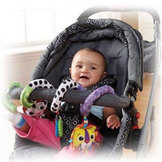 lamaze spiral pram toy