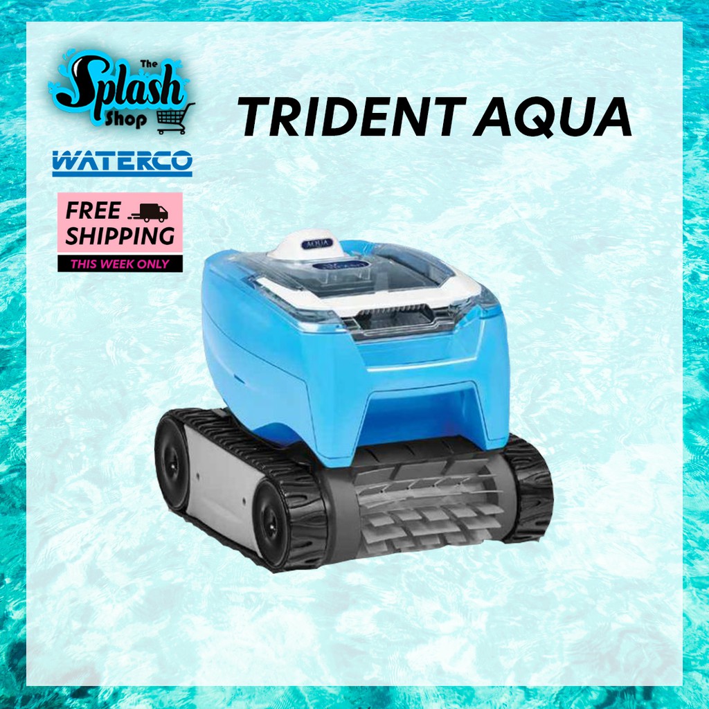 SPLASH [READY STOCK] WATERCO TRIDENT AQUA ROBOTIC POOL CLEANER FOR