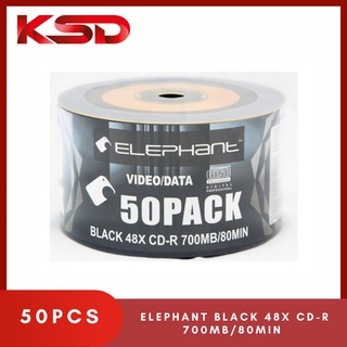 Elephant Black 48X CD-R 700MB/80MIN (50pcs)
