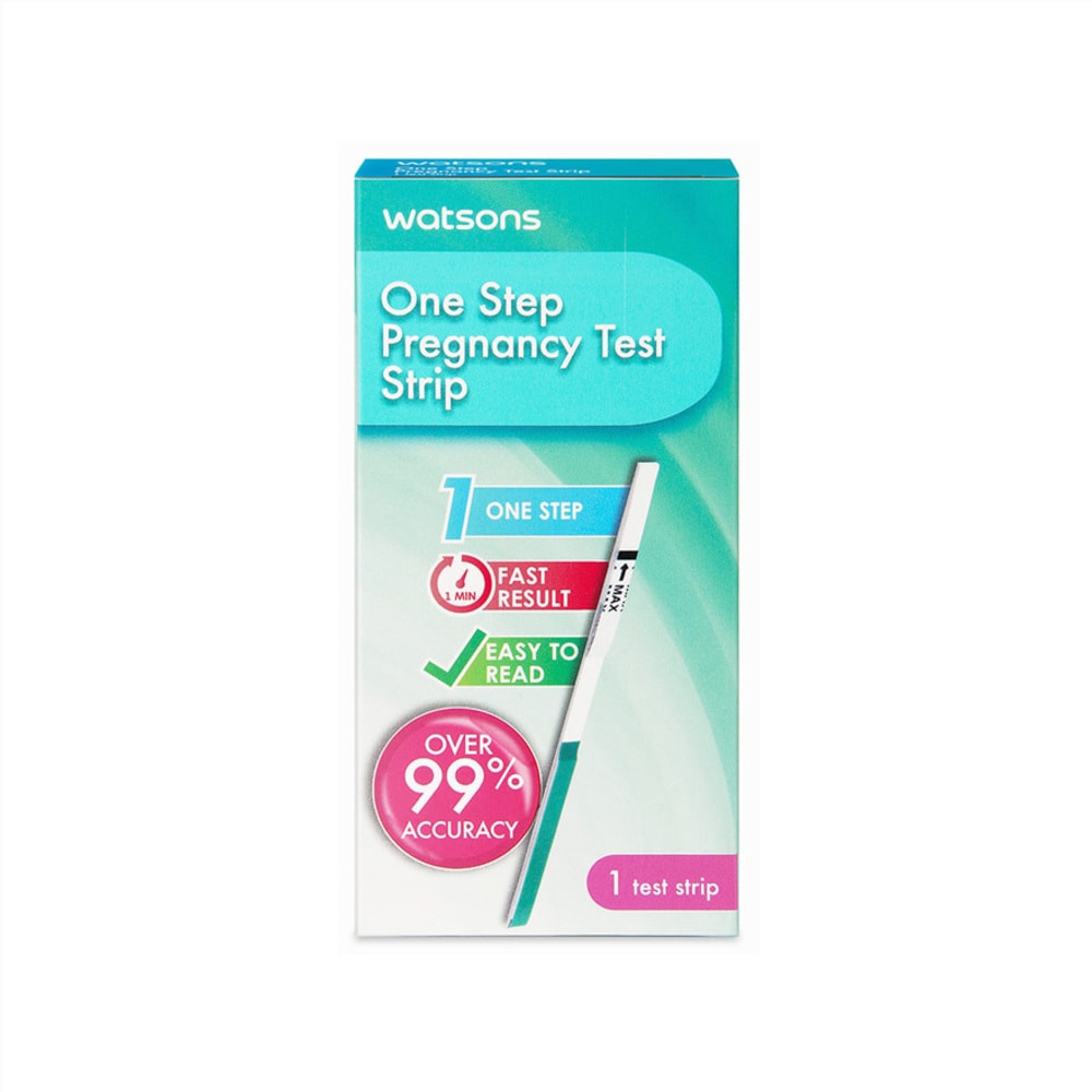 Watsons One Step Pregnancy Test Strip Shopee Malaysia