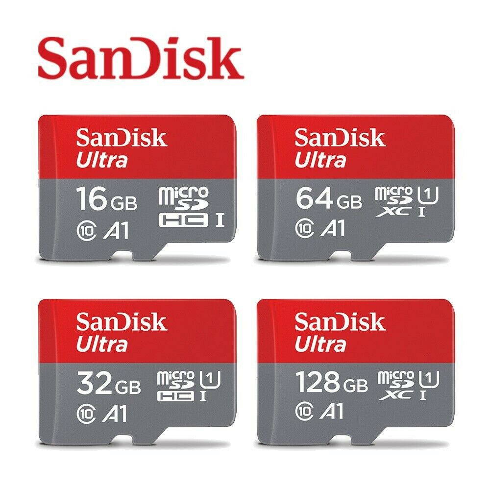 SanDisk A1 Memory Card Class 10 100MB/s SD Card 16GB/32GB/64GB/128GB