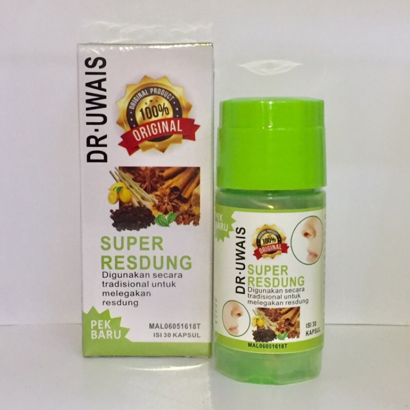 DR. UWAIS SUPER RESDUNG 100% Original Ubat Herba Tradisional Asli