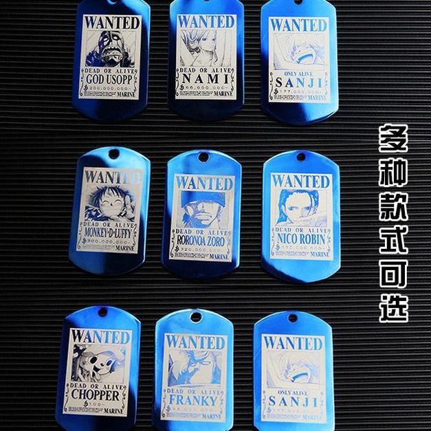 One Piece Animation Periferal Laser Key Key Anti Hilang Kad Tentera Dikehendaki Pesanan Loket Gantungan Kunci Luffy Sa Shopee Malaysia