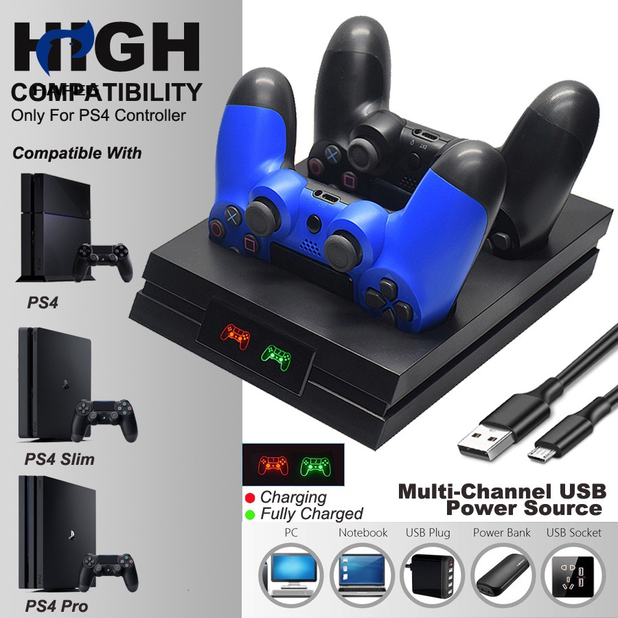 wireless ps4 controller charger