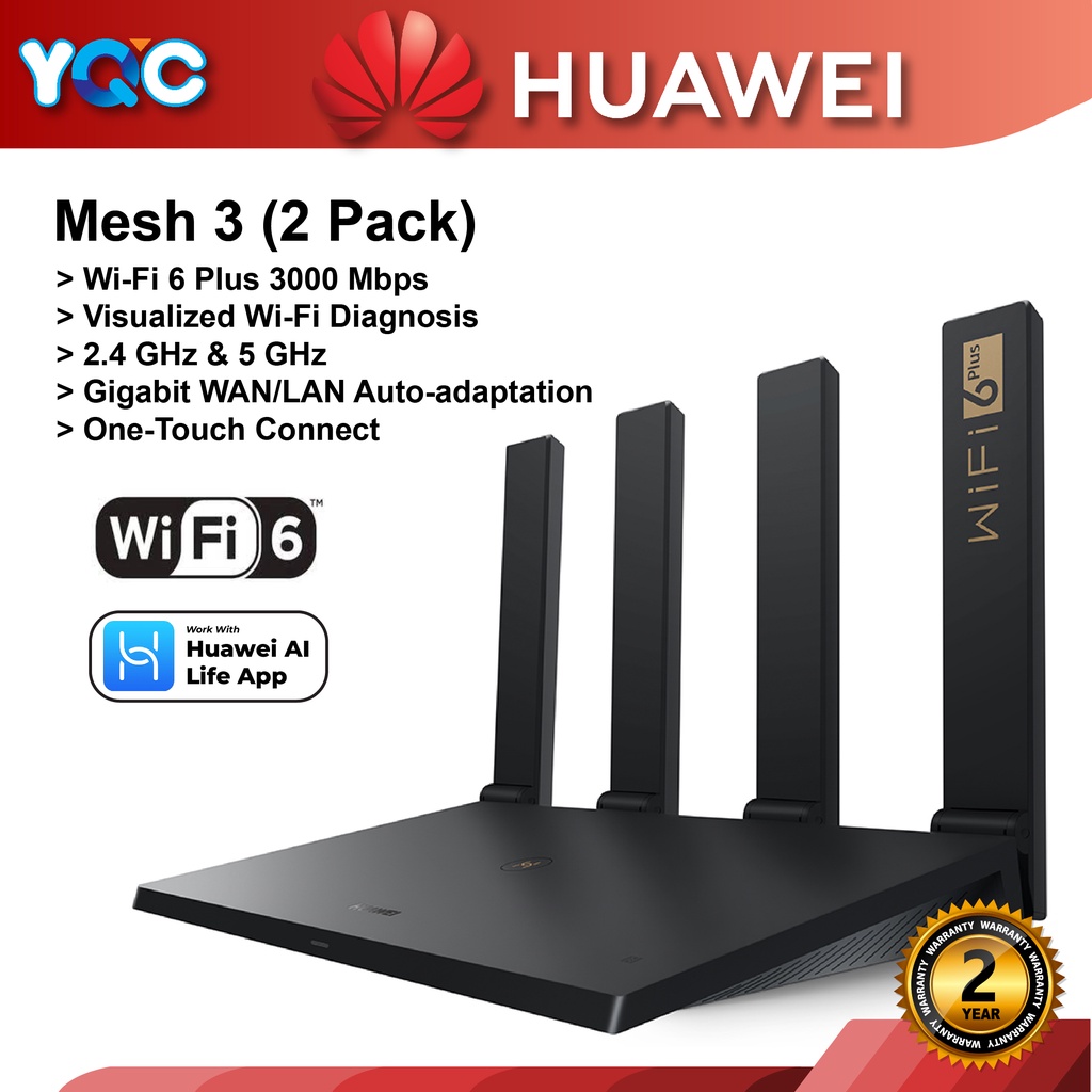 Huawei Wifi Ax3 Pro Router Wi Fi 6 Plus 3000mbps Visualized Wi Fi