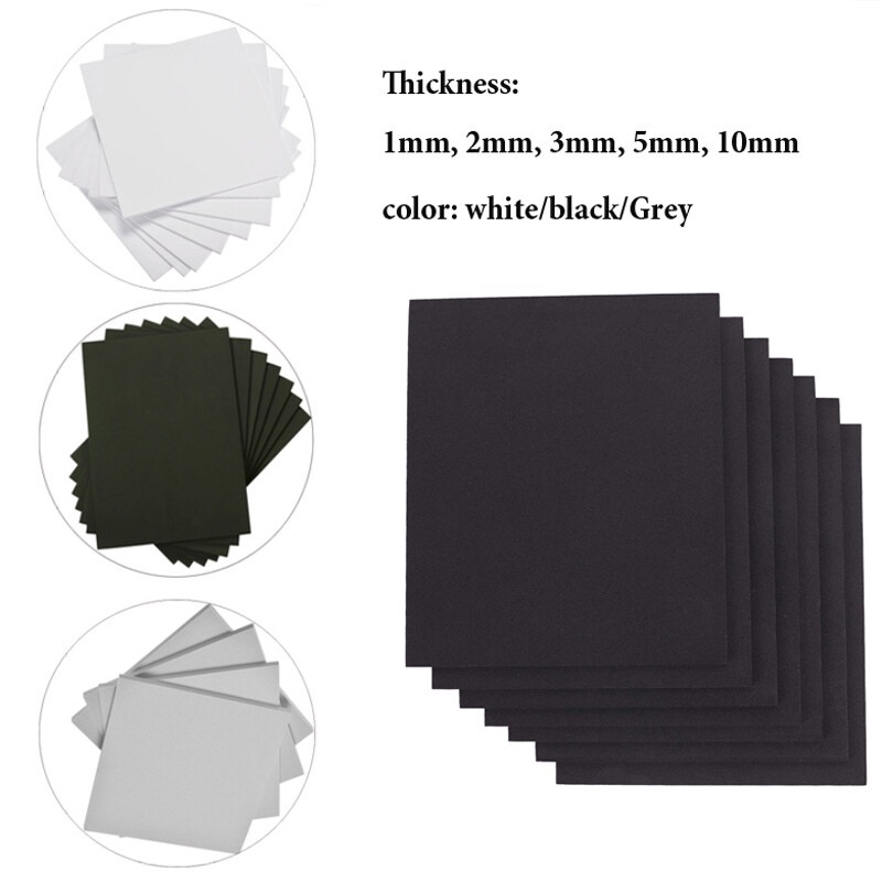 1 pcs Both Smooth Environmentally-Friendly 1-10mm Eva Foam Sheets, Craft Handmade Cosplay Material