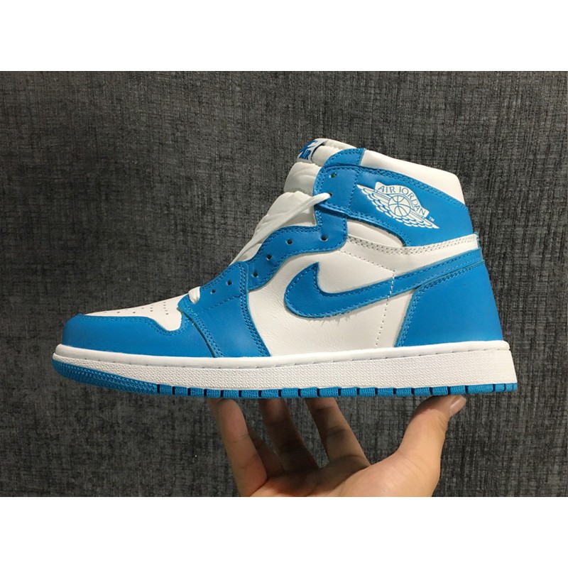 dark powder blue jordan 1