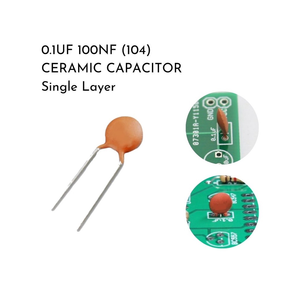Buy 0 1uf 100nf Ceramic Capacitor 104 Seetracker Malaysia