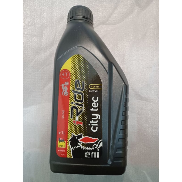 ENI ENGINE OIL iRide CITY TEC FULLY SYNTHETIC 5W40 STREET (1 LITER