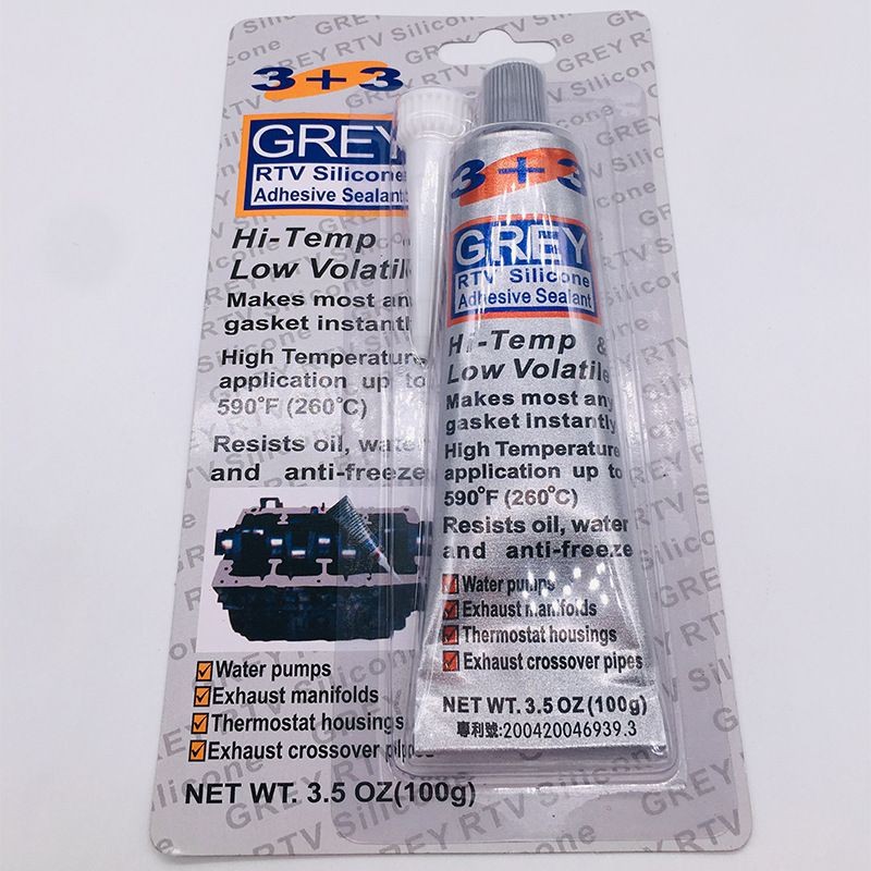 Gasket Gum /glue 3+3 RTV silicone (100 Original) 3.5oz 100g Shopee