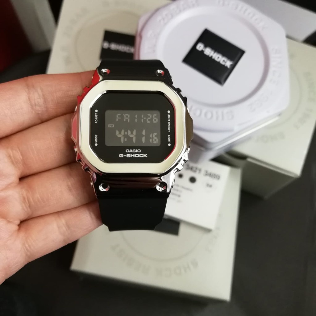 [100% ORIGINAL] CASIO G-SHOCK MINI METAL GM-S5600 SERIES LADIES WATCH ...