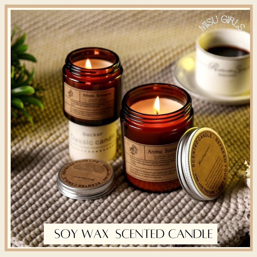 Natural Soy Candles Aromatherapy Candle Soothing And Sleeping Aid Home Bedroom Hand Gift Door Gift