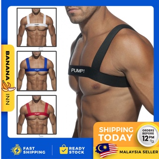 PUMP Elastic Belt Harness Chest Shoulder Strap Sexy Men Costume Underwear