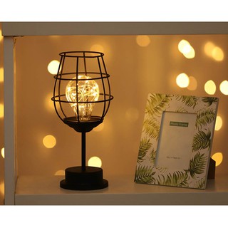 Creative light 3D Wine glass Night LED Table lamp Gift 