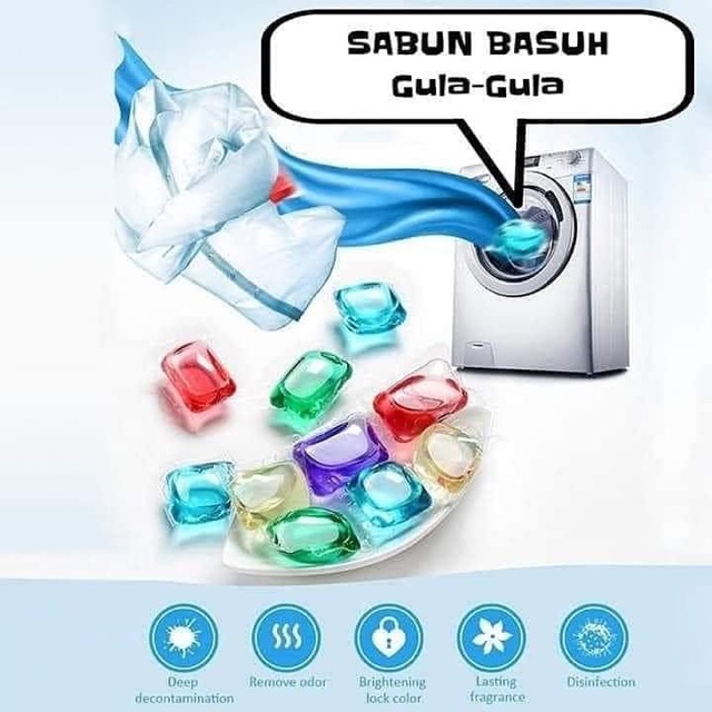 Sabun Basuh Baju Viral Candy Laundry Beads Shopee Malaysia