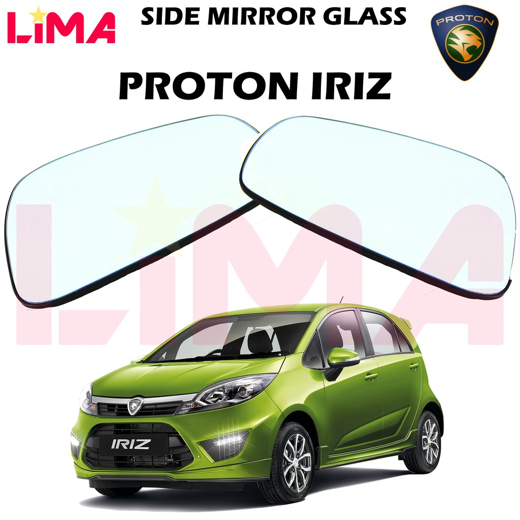 Proton iriz side mirror glass , right / left side | BeeCost