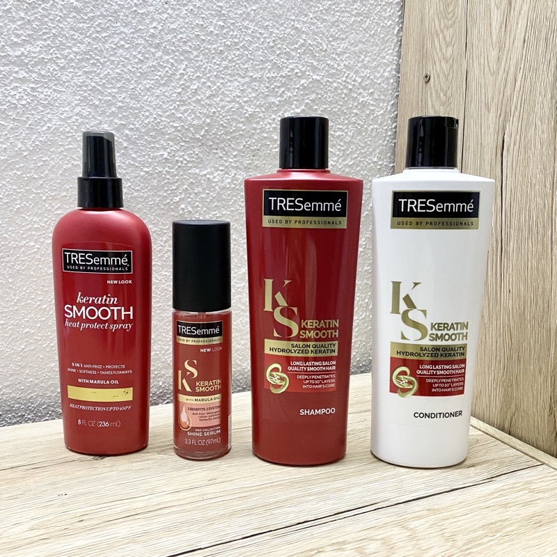 Tresemme Keratin Smooth Argan Oil Shampoo & Conditioner 340ml | Shopee  Malaysia
