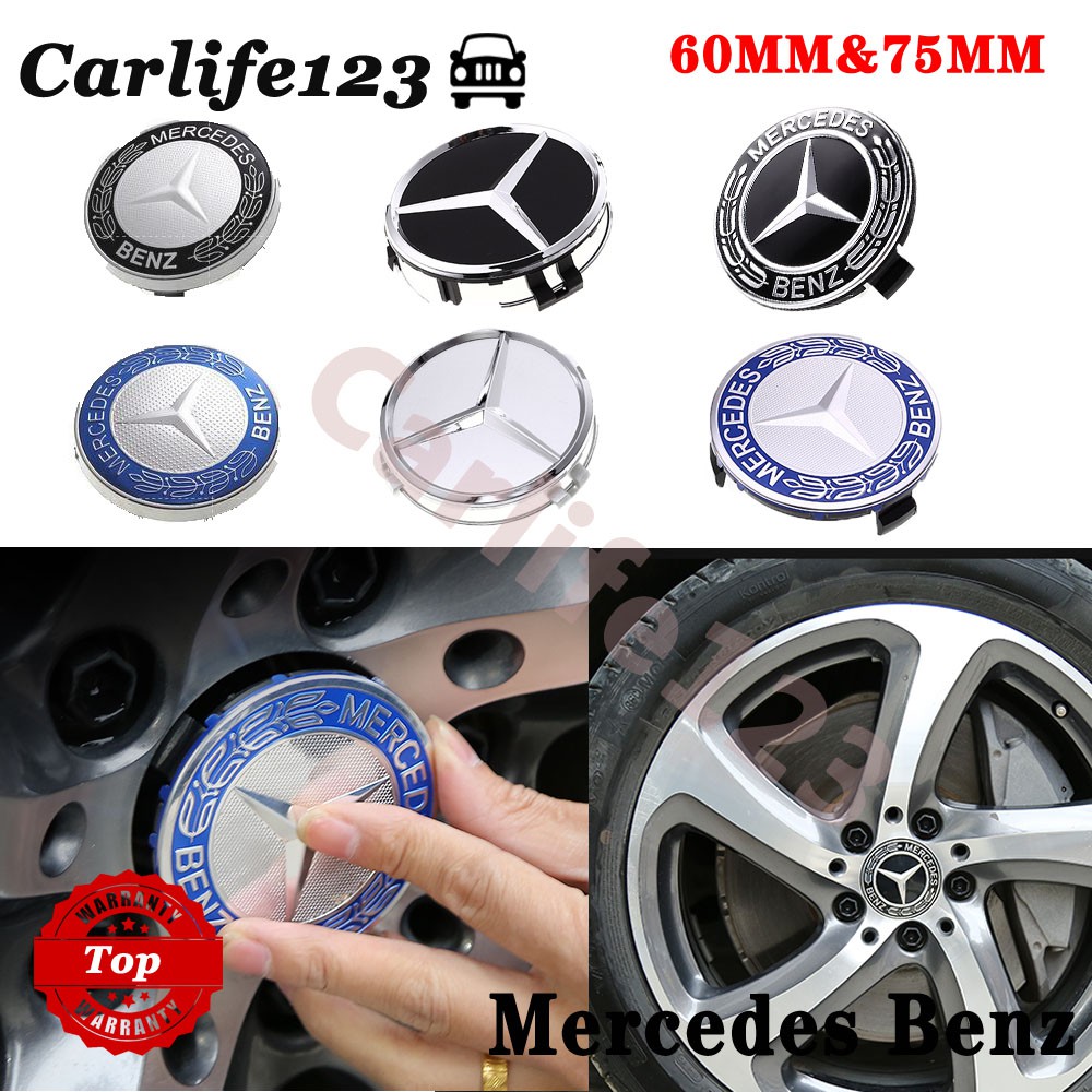 4pcs MercedesBenz Wheel Center Rim Caps Car Tire Hub Cap Replacement