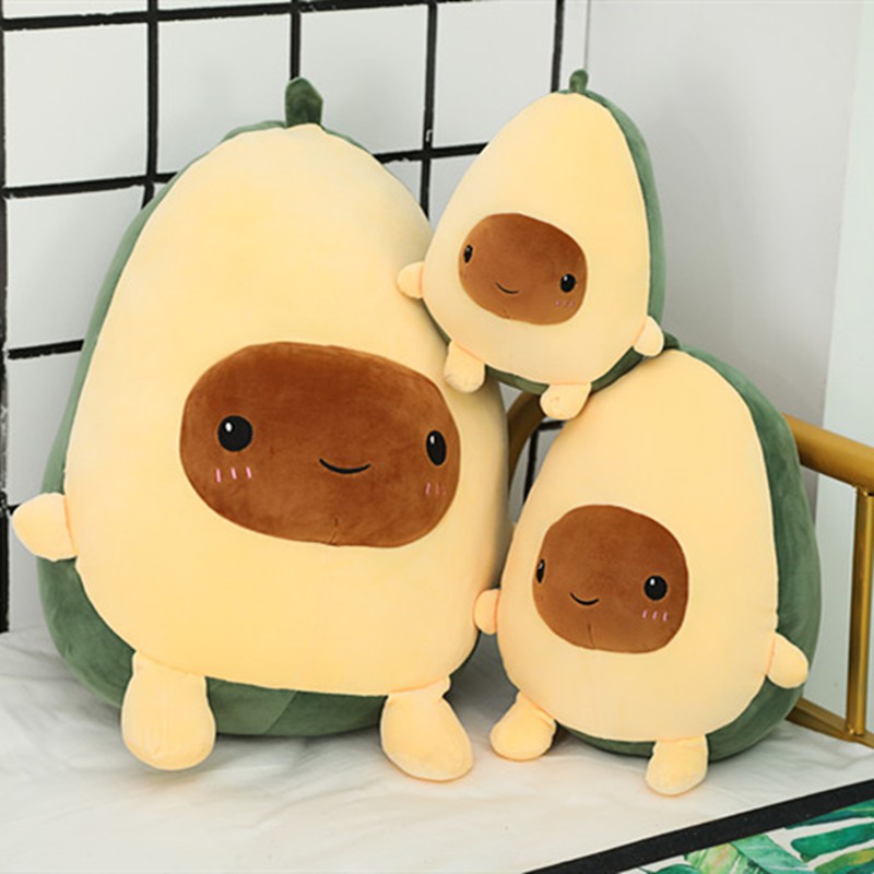 kawaii avocado plush