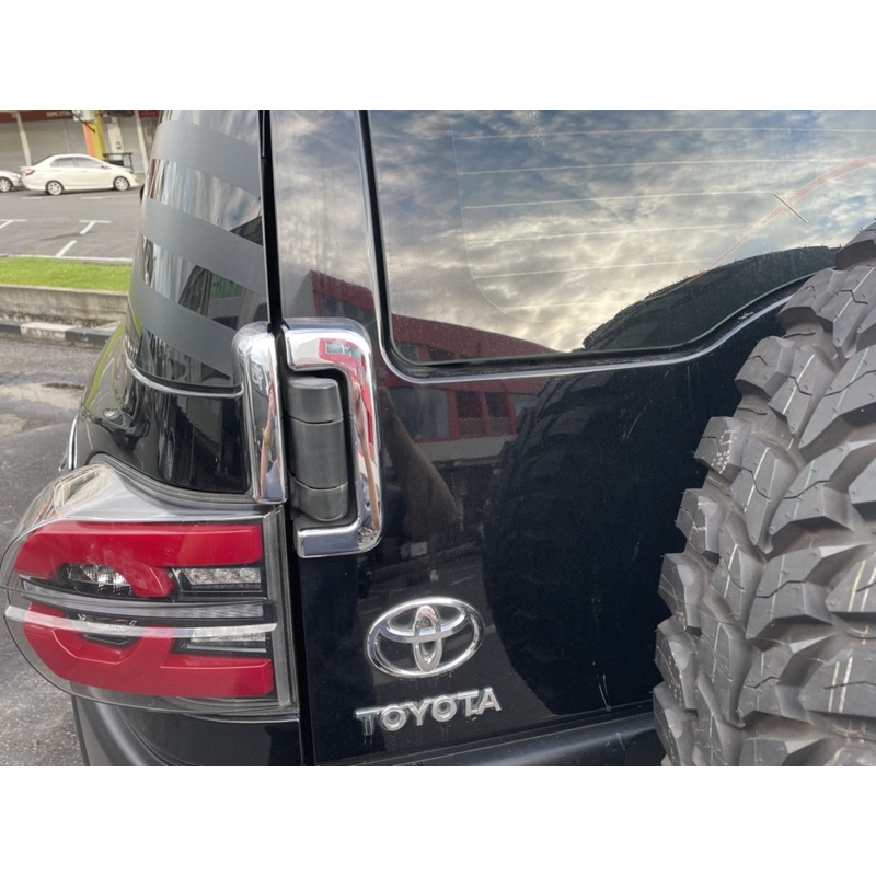 Toyota FJ Cruiser 0721 Tailgate Hinge Chrome Cover Shopee Malaysia
