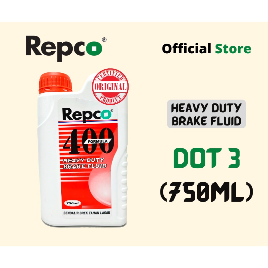 Repco 400 Dot 3 Brake Fluid (750ml) Shopee Malaysia