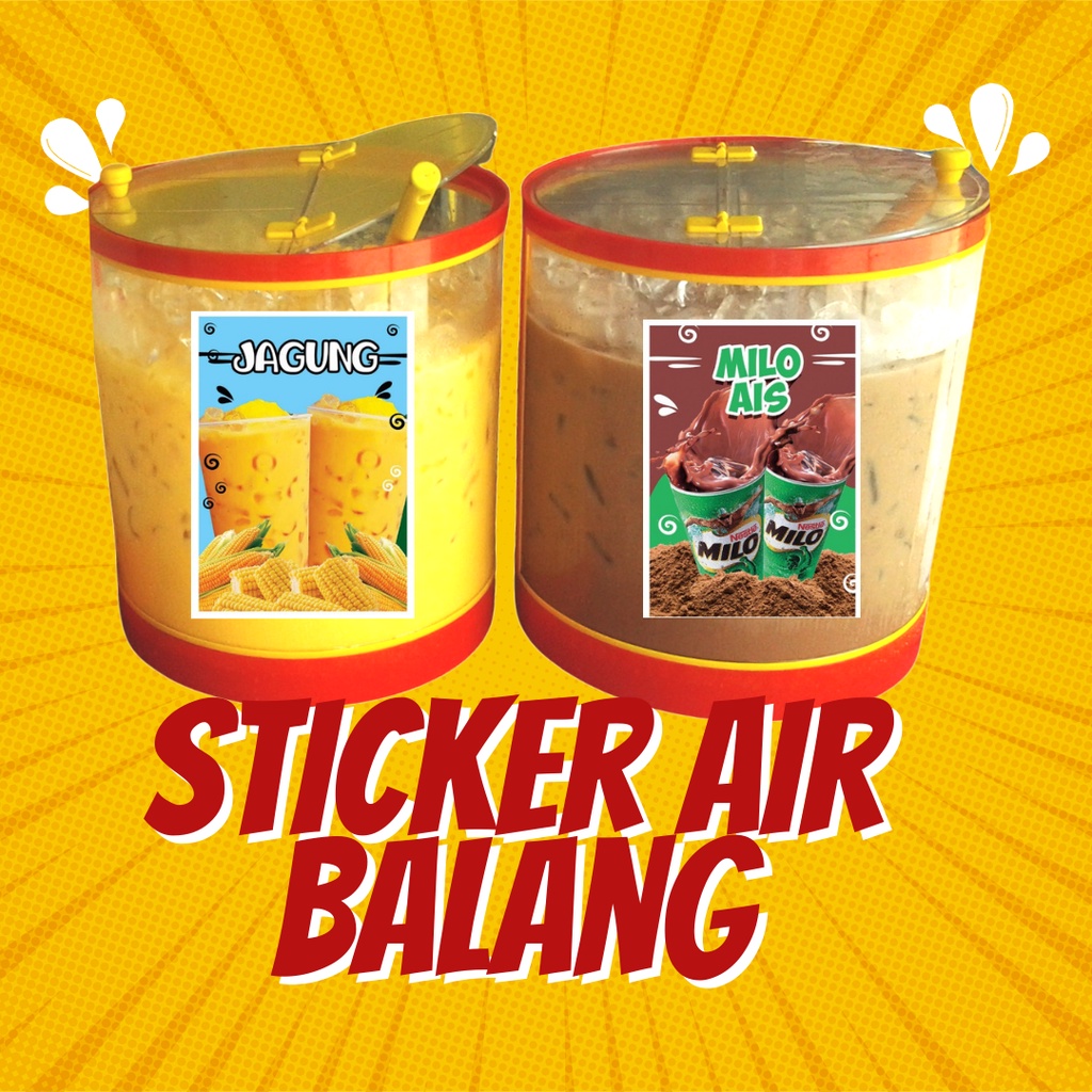 Sticker Air Balang Stickerjus Air Sticker Air Sticker Jus Sticker Kalis Air Air Jus Buah 5123