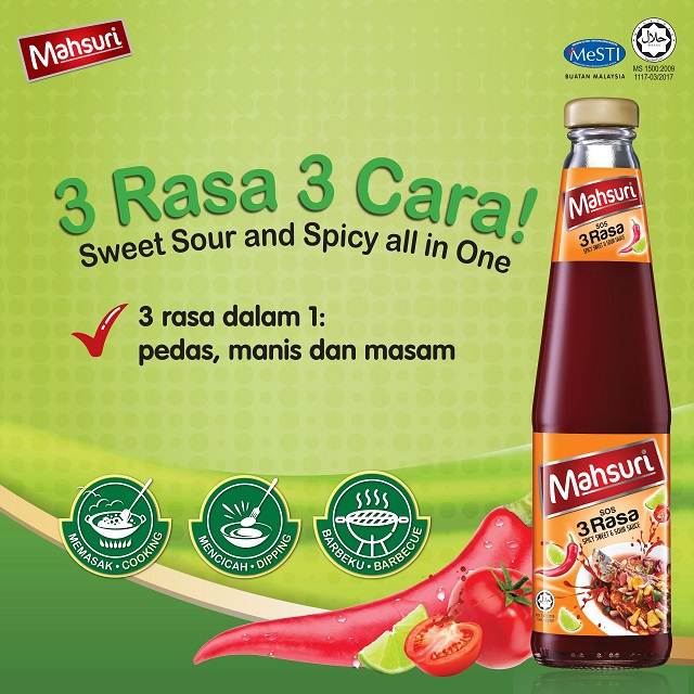 Mahsuri Sos Tiga Rasa 530g Shopee Malaysia