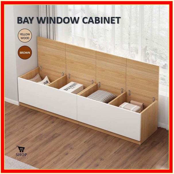 Modern Window Storage Side Bench Storage Modern Bay