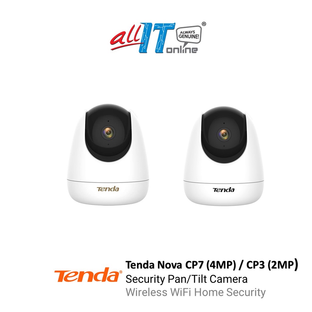 Tenda CP7 4MP CP3 2MP Full HD Pan or Tilt Wireless WiFi Home Security