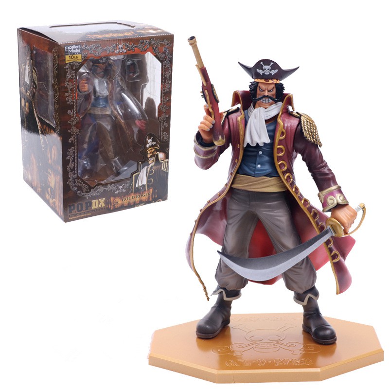 One Piece Pop Dx Gol D Roger Excellent Model 10th Anniversary Pvc