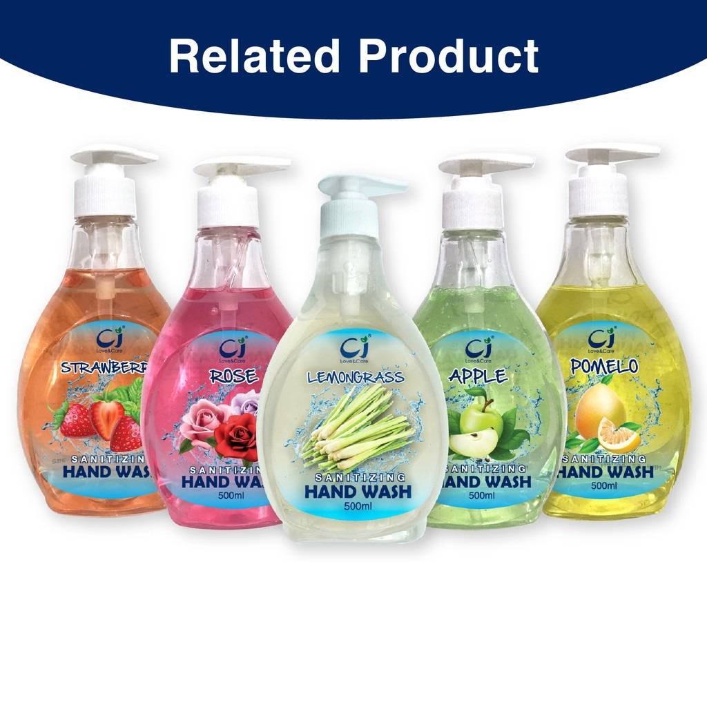 Buy Cj Sanitizing Hand Wash 500ml Lemongrass Apple Strawberry Pomelo Rose Seetracker Malaysia