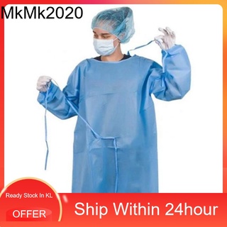 PPE Blue FrontLiner Disposable PPE Suites Baju PPE Medical Isolation ...