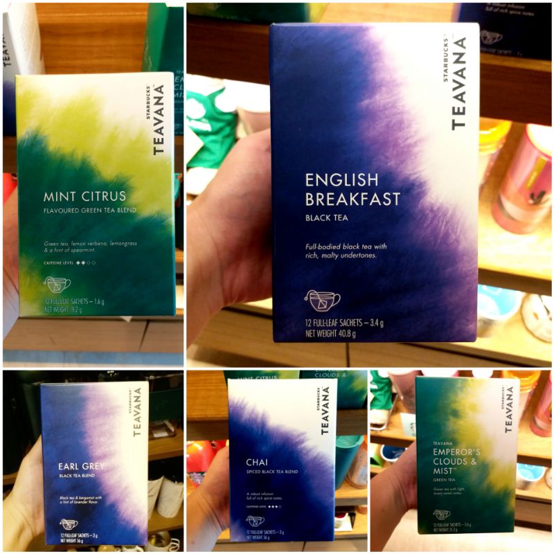 ORIGINAL Starbucks Teavana Tea Blend Full Leaf Sachets Chai Spiced