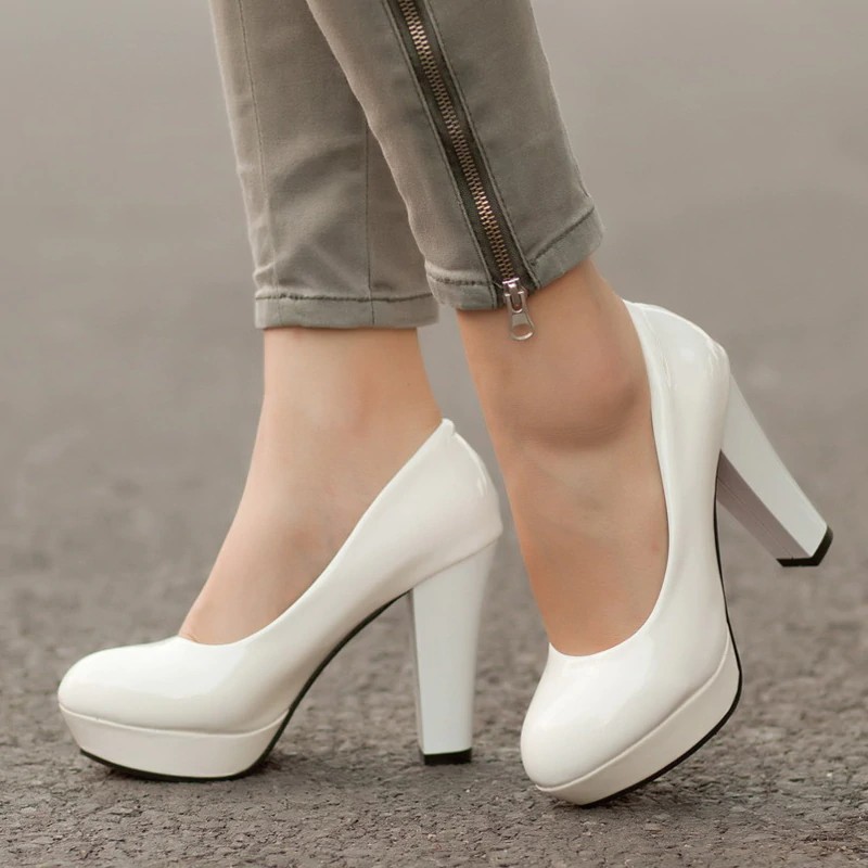 womens platform pumps