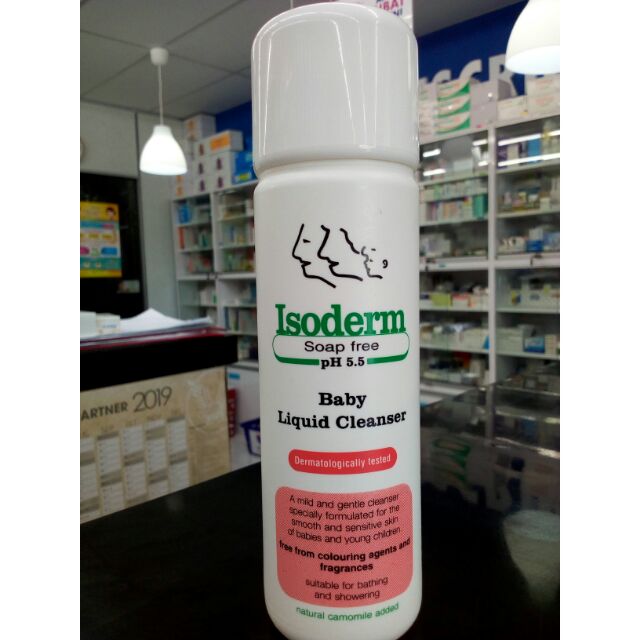 isoderm baby liquid cleanser