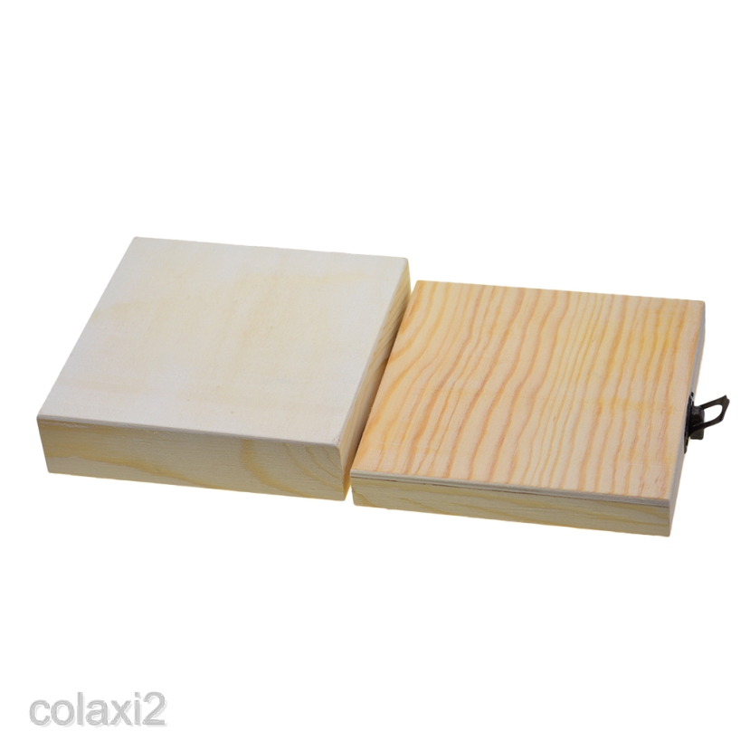 plain wooden trinket box