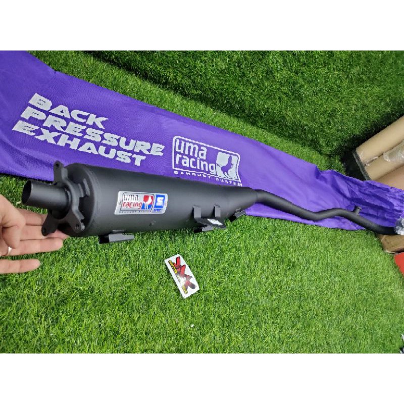Uma Racing Y15 V1 V2 RS150 RSX Back Pressure Exhaust Pipe Ekzos senyap bisu Y15ZR Shopee Malaysia