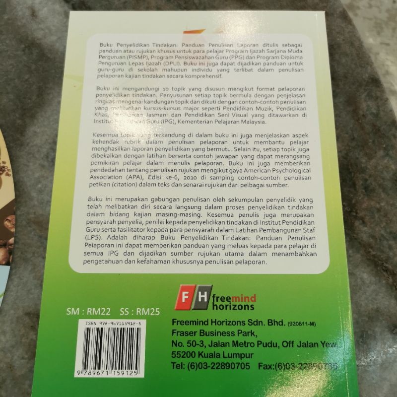 Buy Penyelidikan Tindakan Panduan Penulisan Lapor Buku Alternatif Ipg Ilmu Pendiidikan Seetracker Malaysia