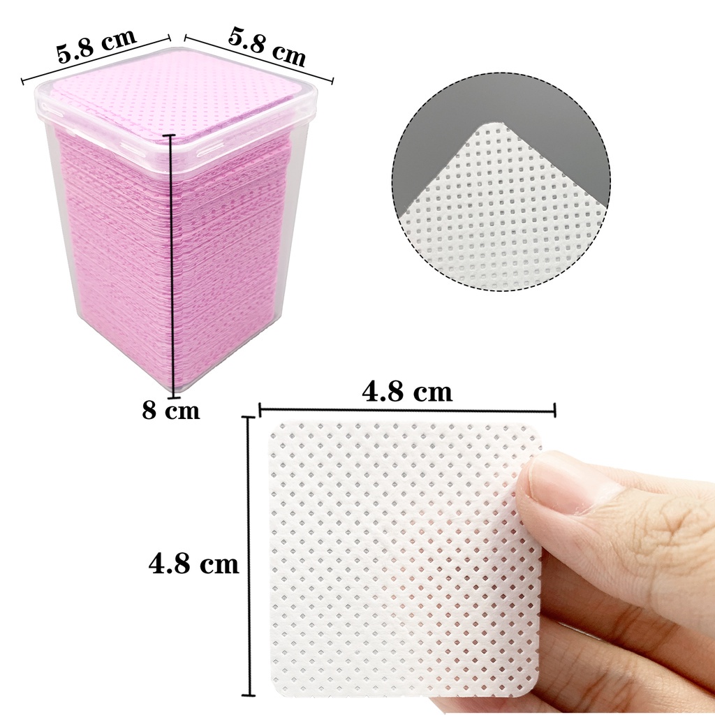 LINT FREE COTTON PADS / MAKE UP PADS / EYELASH EXTENSION COTTON