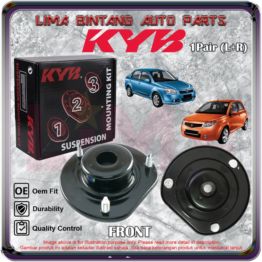 Buy 1pair Proton Saga Blm Flx Fl Sv Savvy Front Absorber Top Mounting Strut Mount Kayaba Kyb Seetracker Malaysia