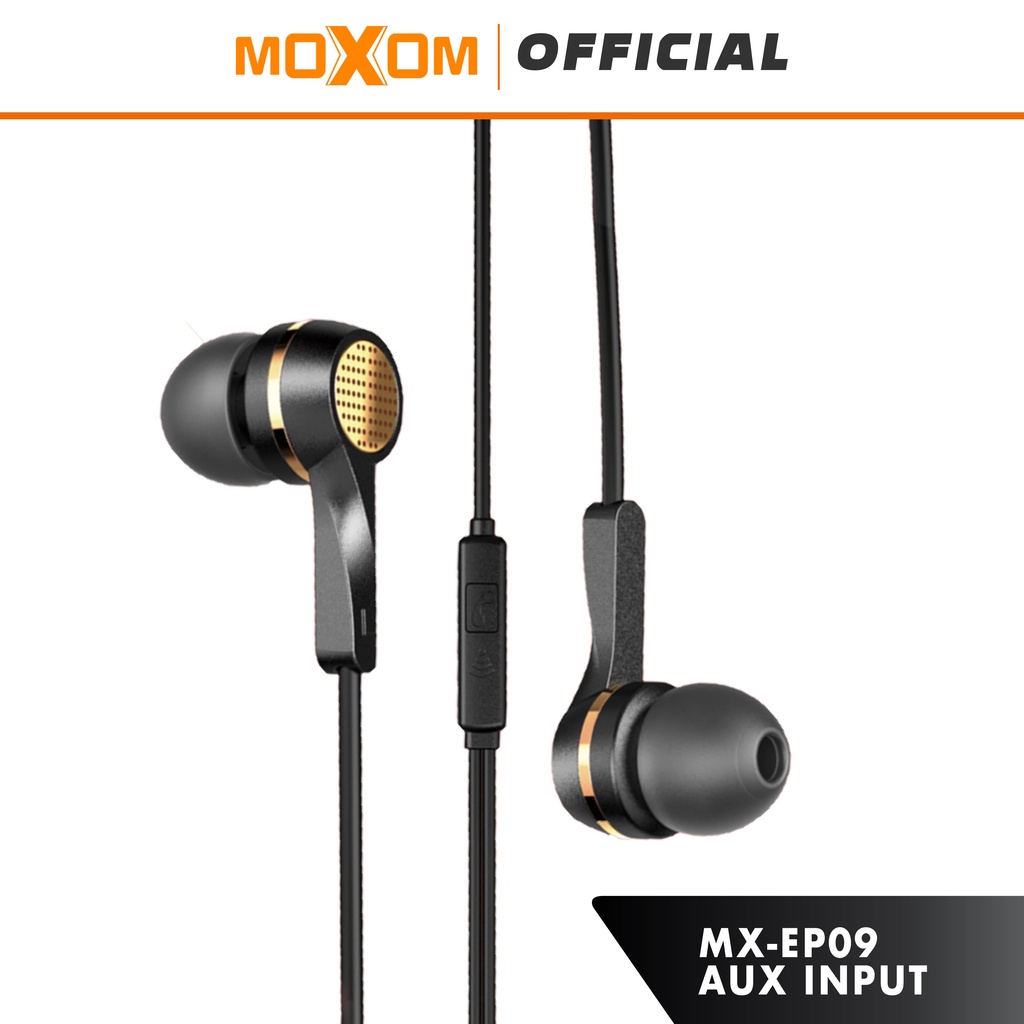 Moxom 3.5mm Aux In-put Connection Premium Audio Music Headset MX-EP09