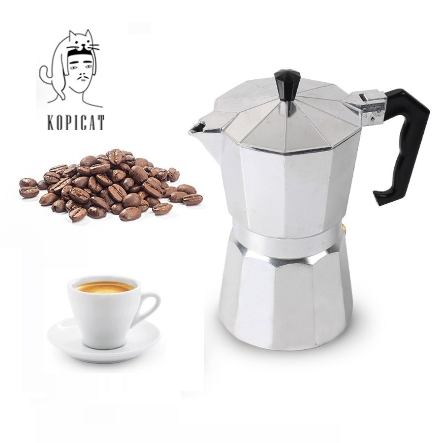 Moka Pot Espress Fast Coffee Makers Italian Top Moka Espresso Cafeteira Expresso Percolator Outdoor Camping Coffee Maker