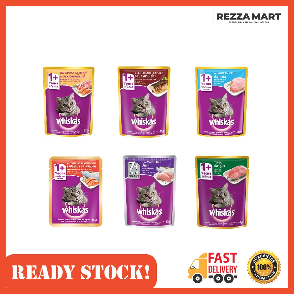 WHISKAS Cat Wet Food 80g/85g Shopee Malaysia