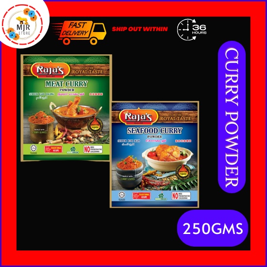 rajas-curry-powder-meat-seafood-250gms-halal-shopee-malaysia