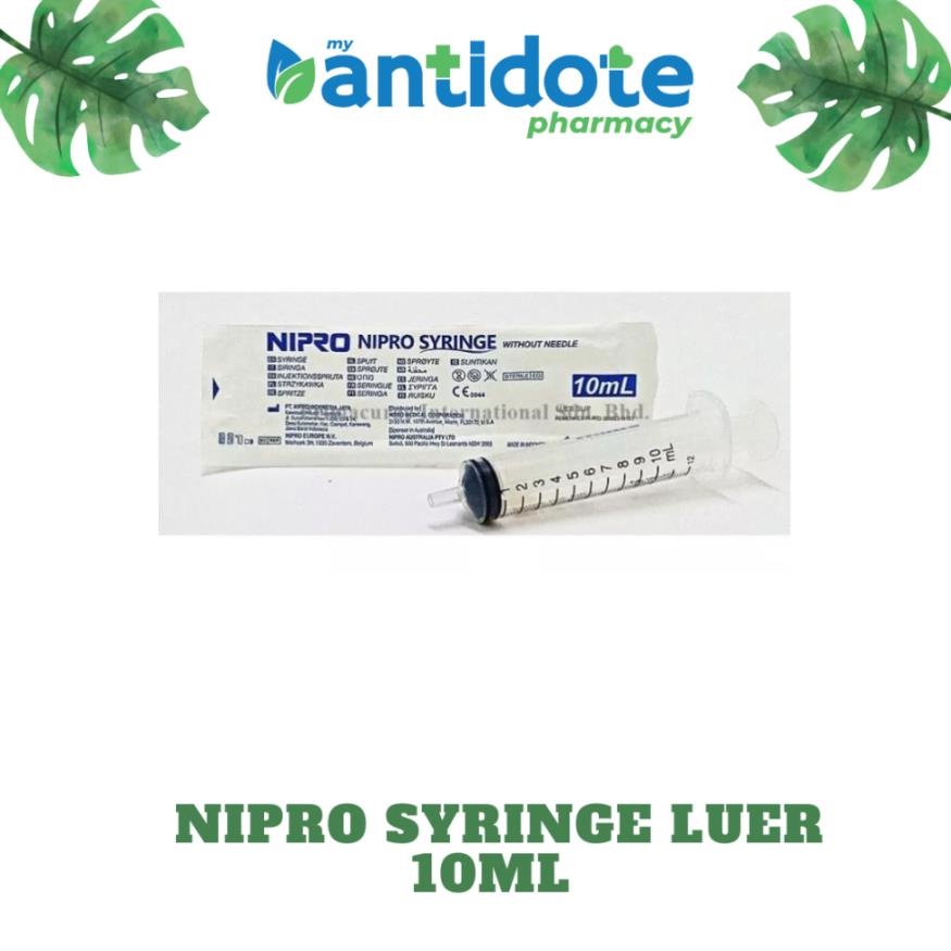 NIPRO SYRINGE LUER SLIP 10ML Shopee Malaysia